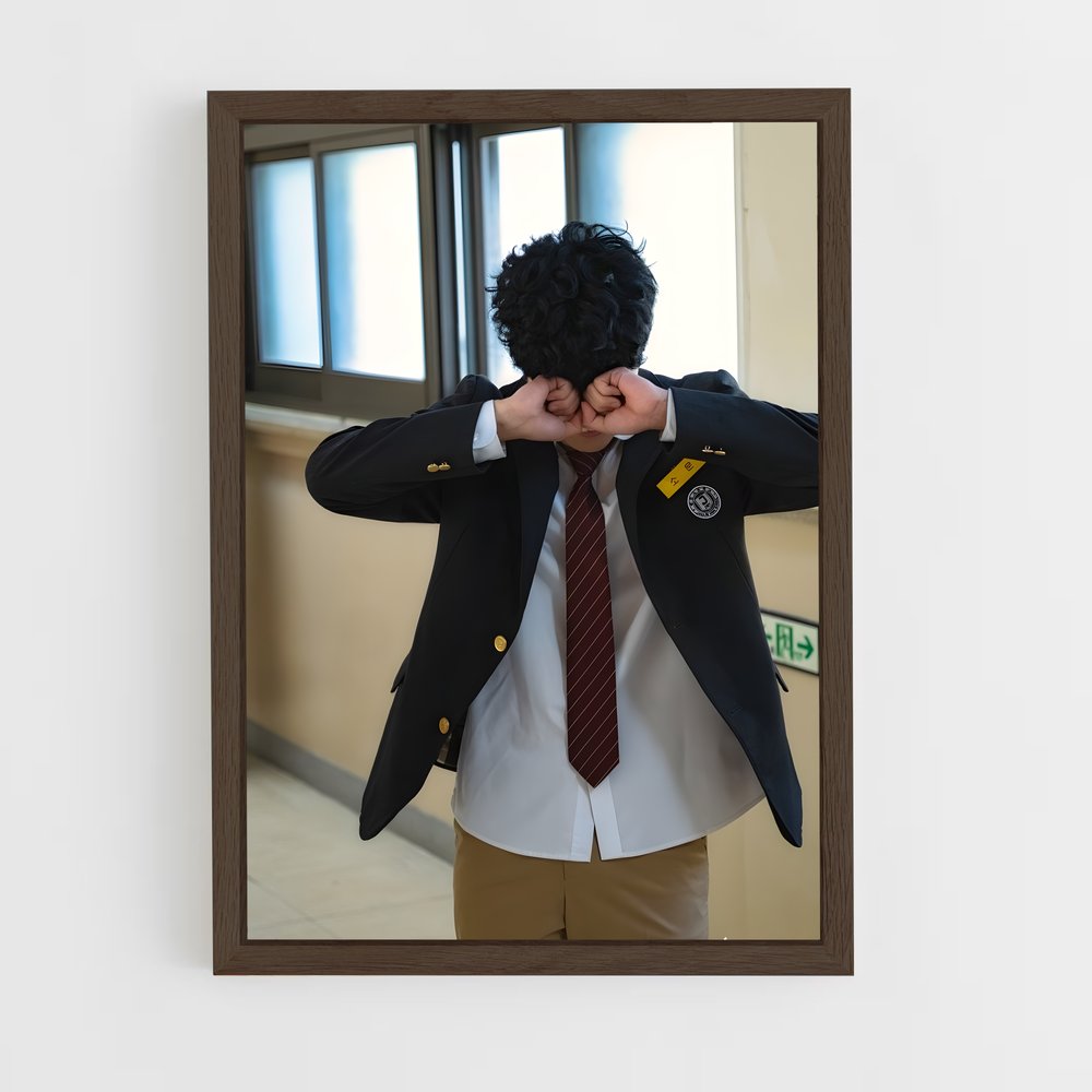 ap-lee kyung-kyu-6 cadre Bois foncé