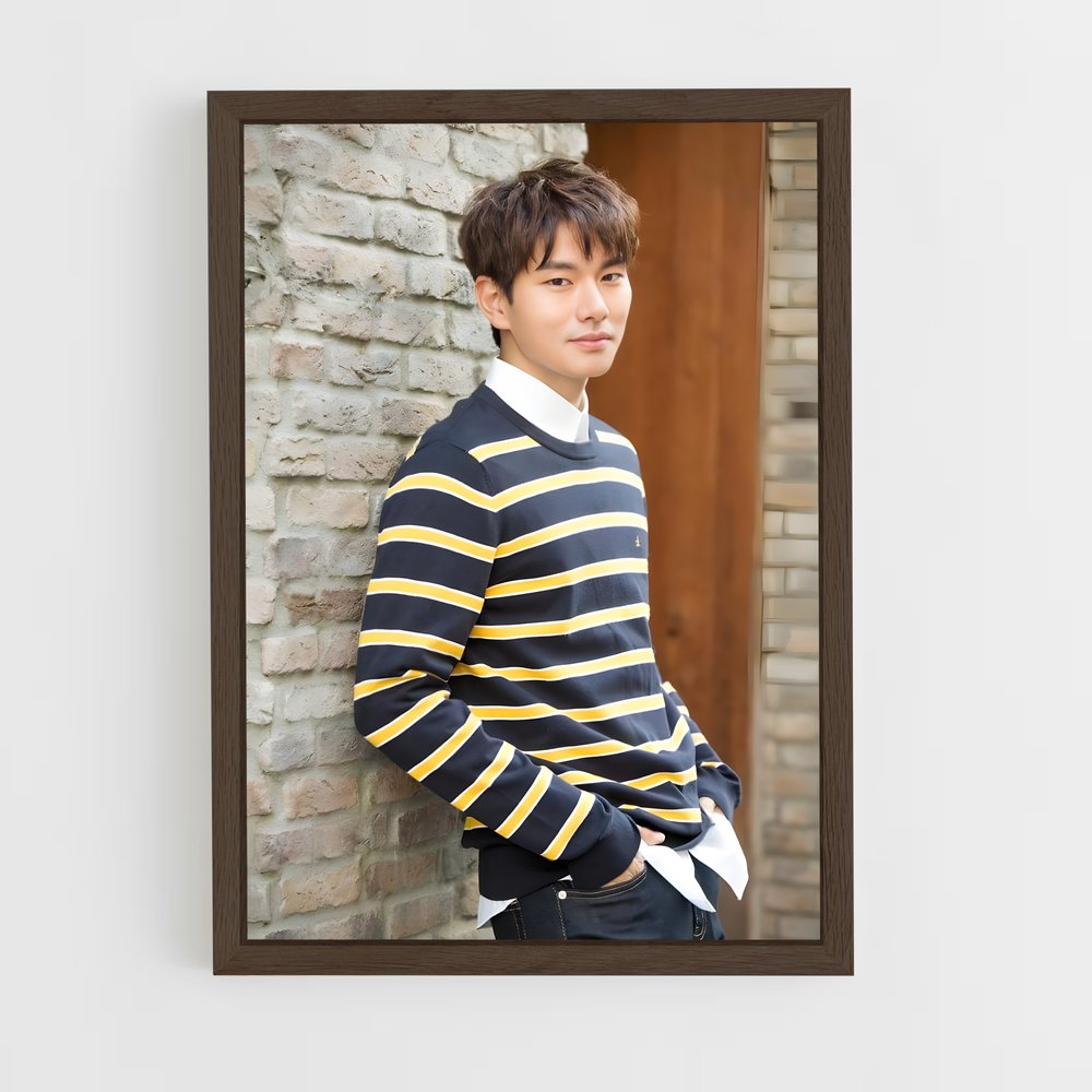 ap-lee kyung-kyu-7 cadre Bois foncé