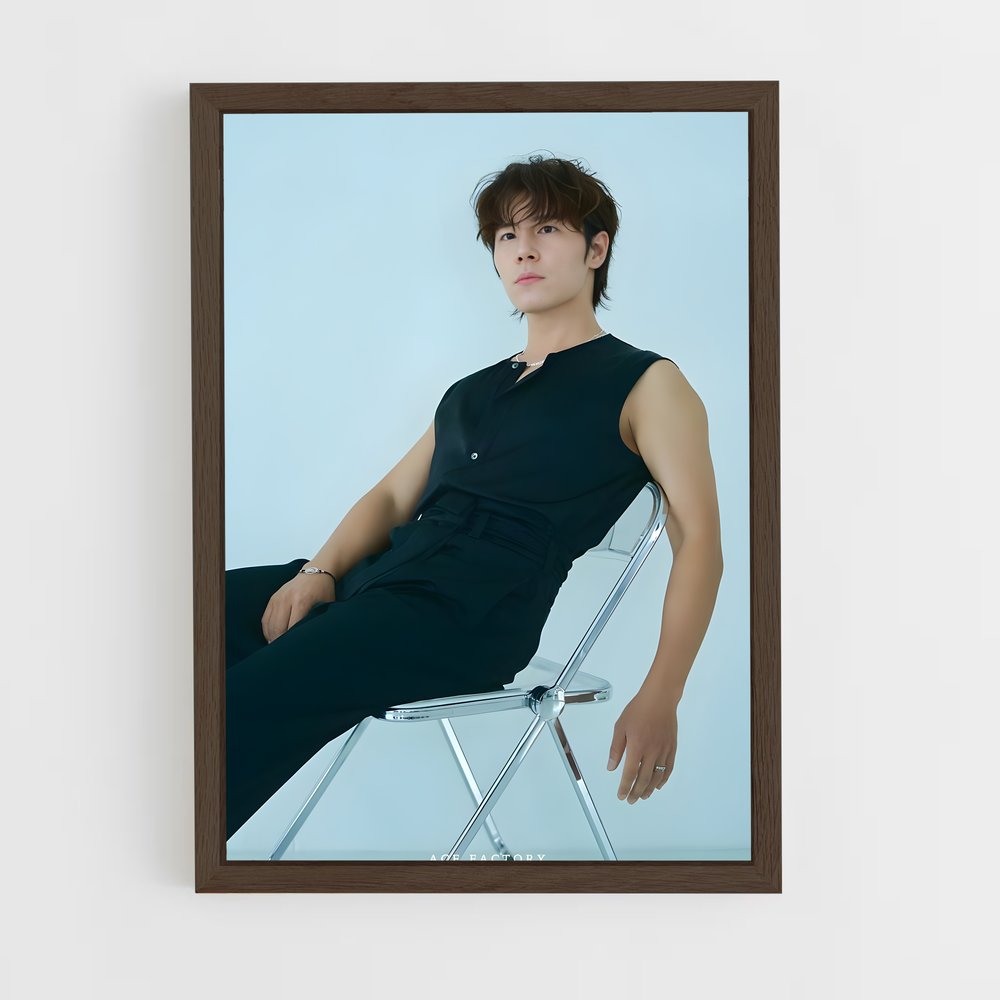 ap-lee kyung-kyu-8 cadre Bois foncé