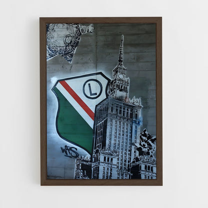ap-legia warsaw-3 cadre Bois foncé