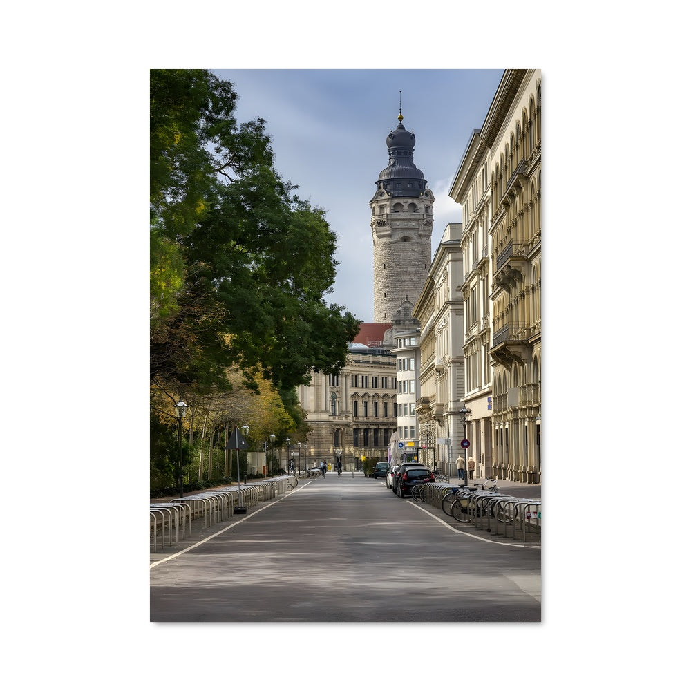 Poster Horloge de Leipzig