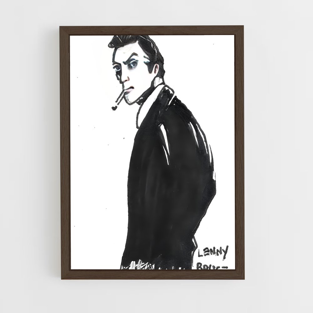 ap-lenny bruce-2 cadre Bois foncé