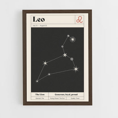 ap-leo-1 cadre Bois foncé