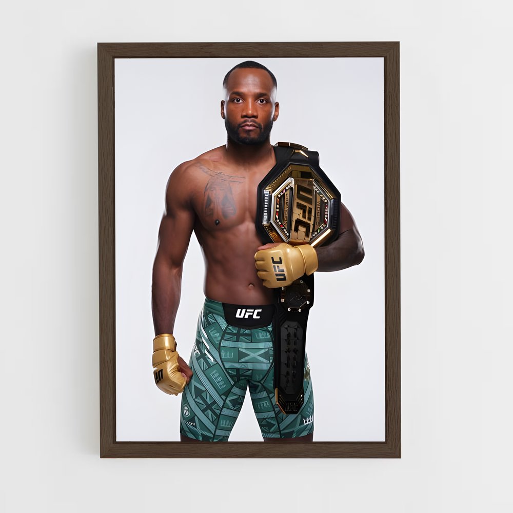 ap-leon edwards-6 cadre Bois foncé