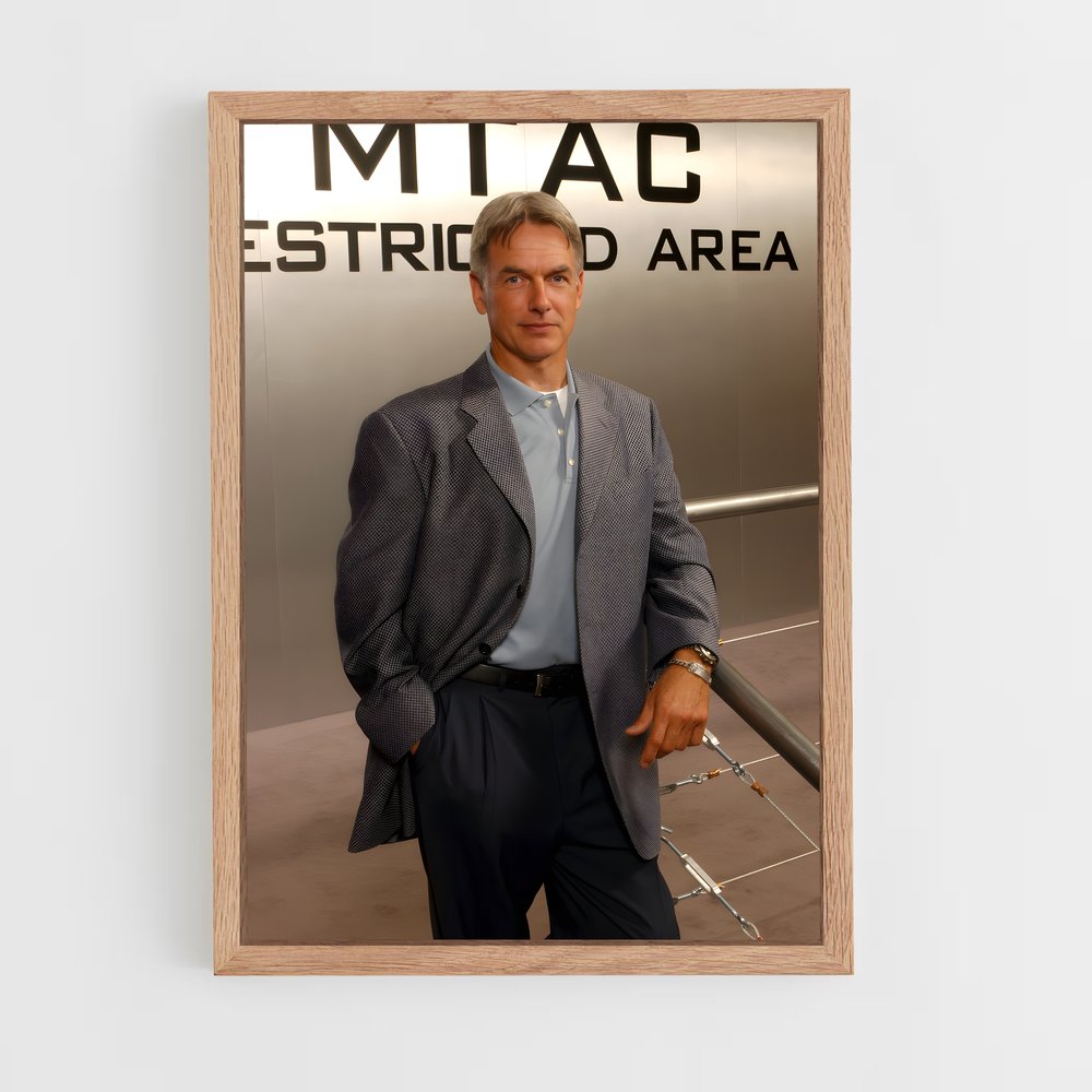 ap-leroy jethro gibbs-1 cadre Bois clair
