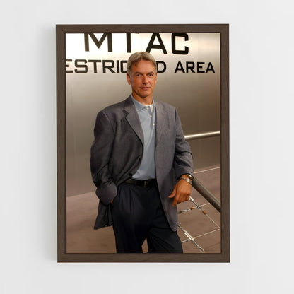 ap-leroy jethro gibbs-1 cadre Bois foncé