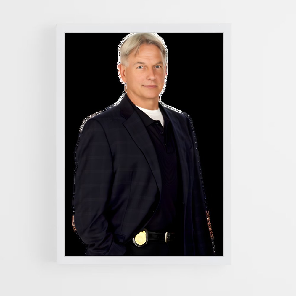 ap-leroy jethro gibbs-2 cadre Blanc