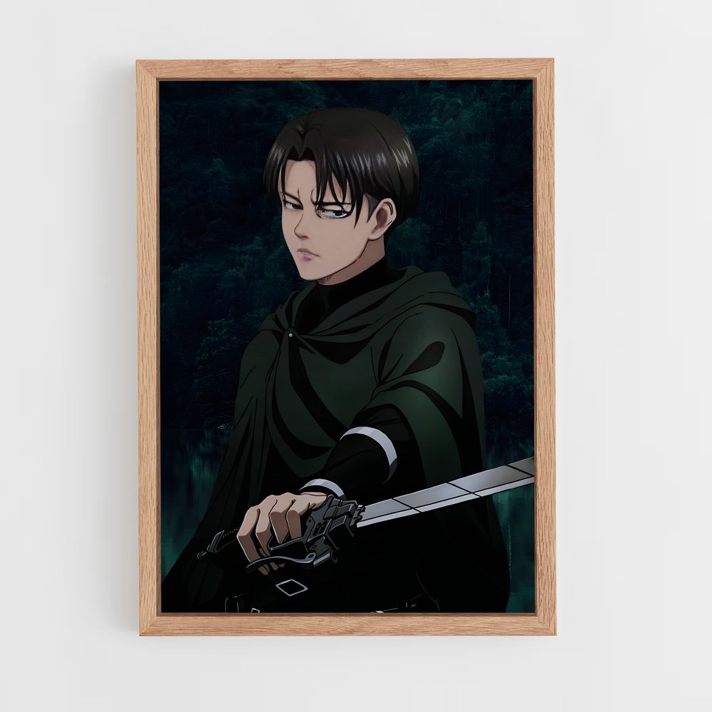ap-levi ackerman-10 cadre Bois clair