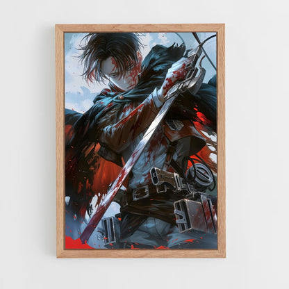 ap-levi ackerman-13 cadre Bois clair