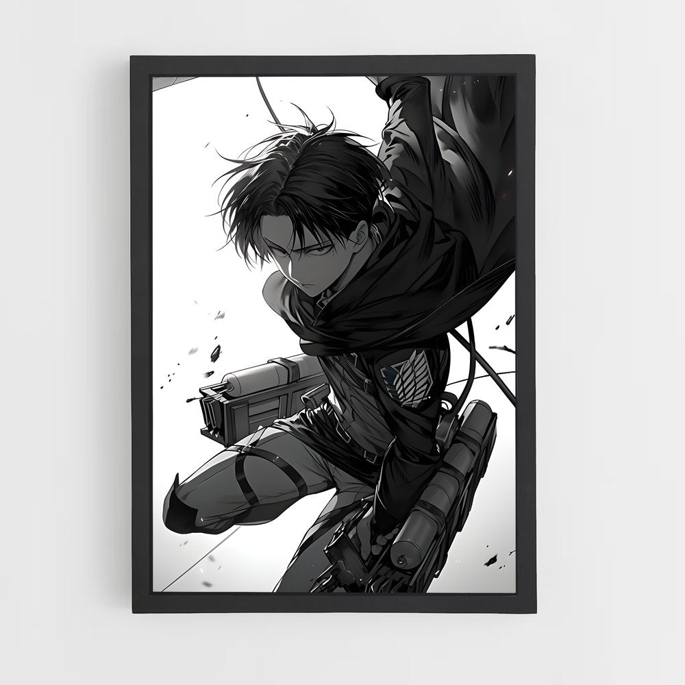 ap-levi ackerman-4 cadre Noir