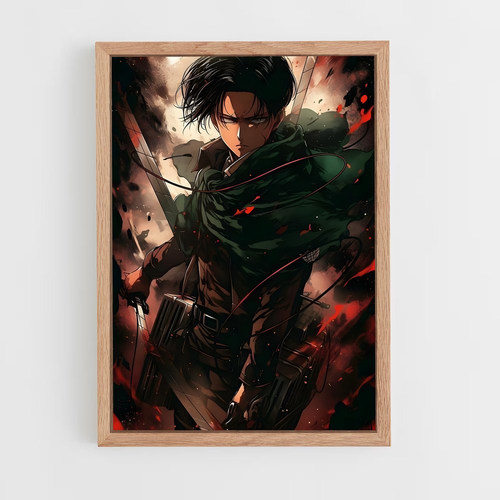 ap-levi ackerman-8 cadre Bois clair