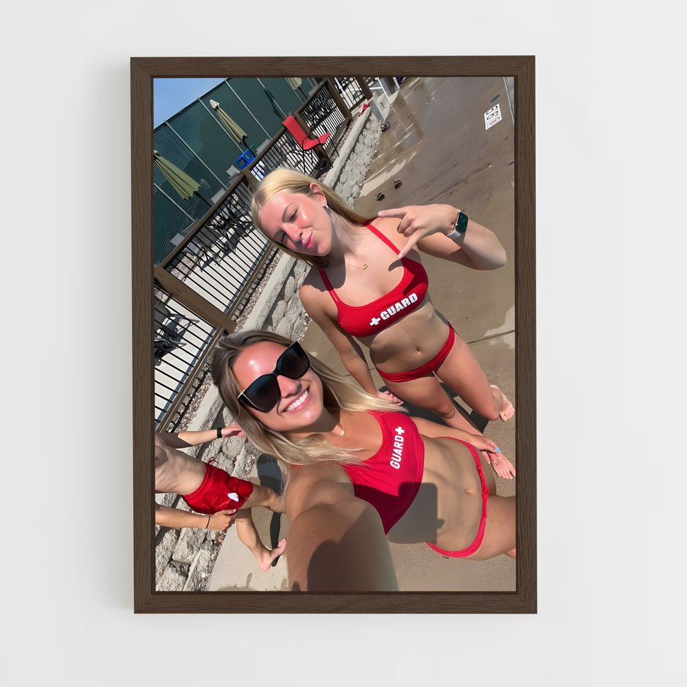 ap-lifeguard-4 cadre Bois foncé