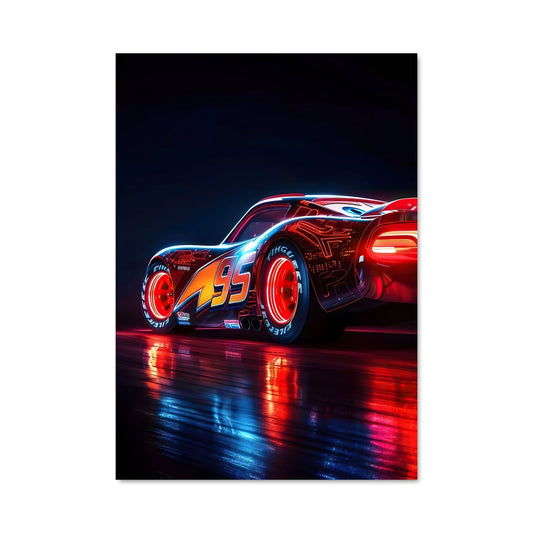Poster Neon Racer