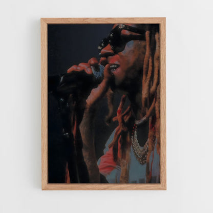ap-lil wayne-6 cadre Bois clair