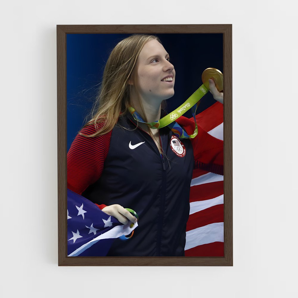 ap-lilly king-3 cadre Bois foncé