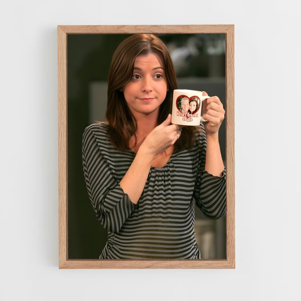 ap-lily aldrin-3 cadre Bois clair
