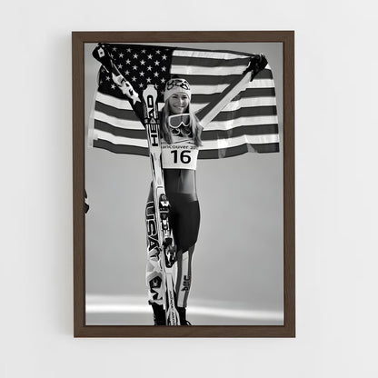 ap-lindsey vonn-4 cadre Bois foncé