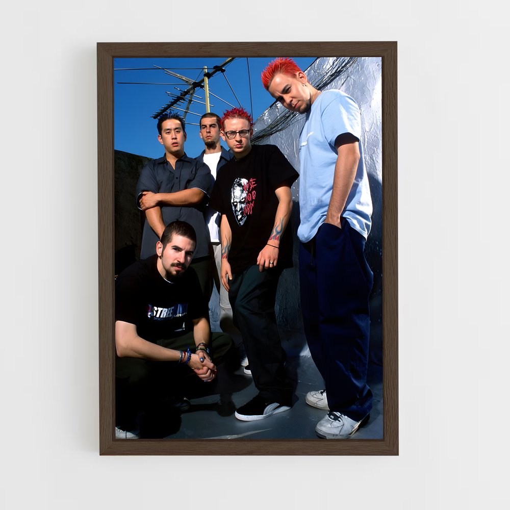 ap-linkin park-2 cadre Bois foncé