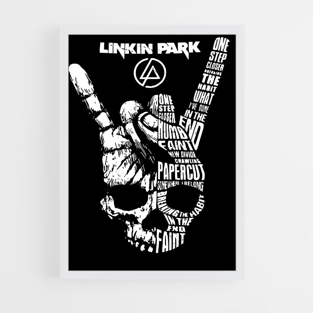 ap-linkin park-4 cadre Blanc