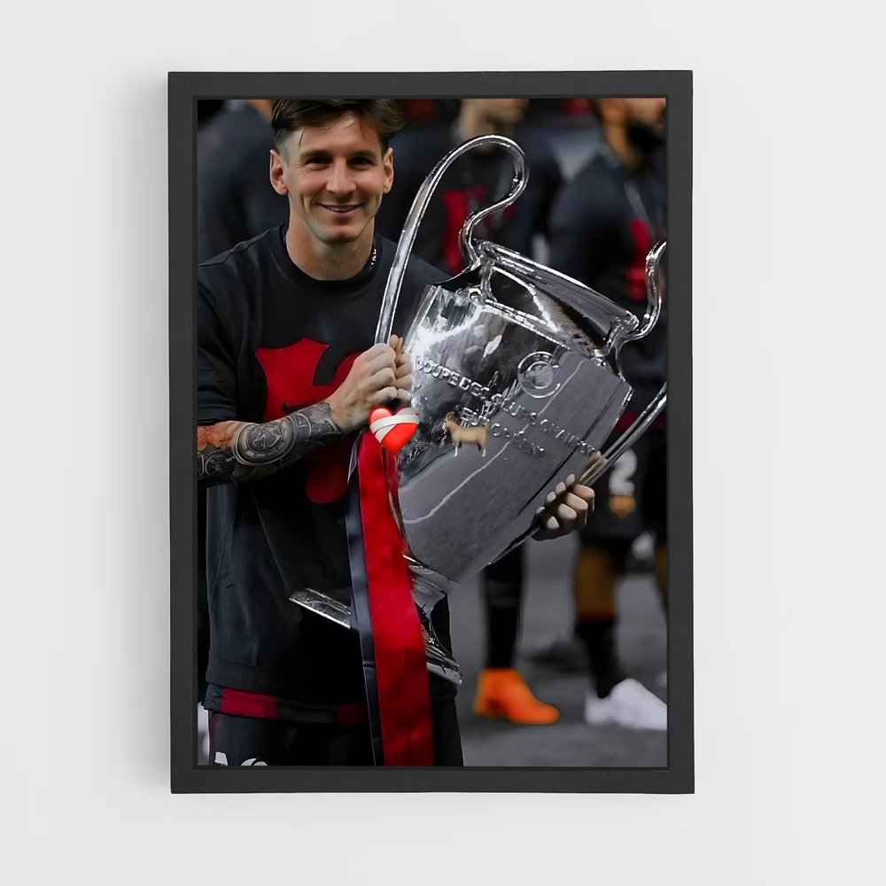 ap-lionel messi-10 cadre Noir