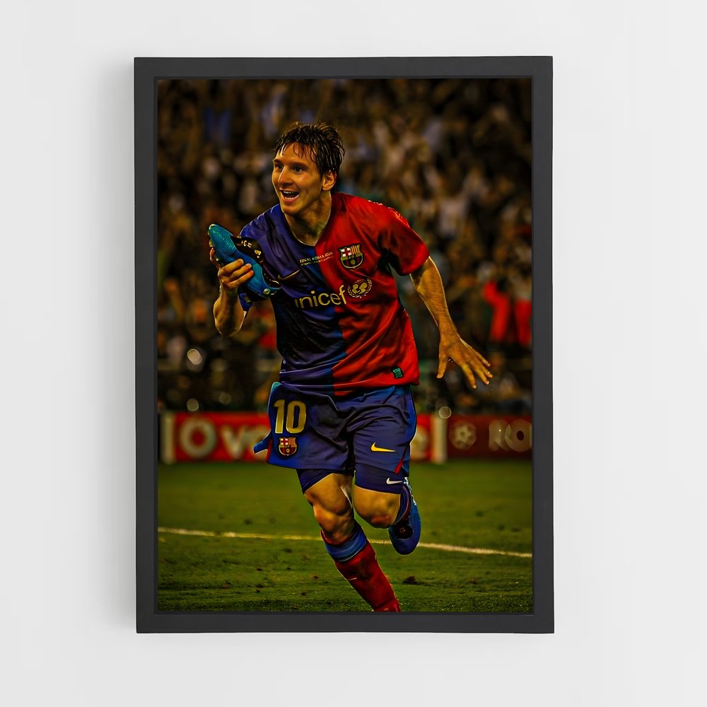 ap-lionel messi-13 cadre Noir