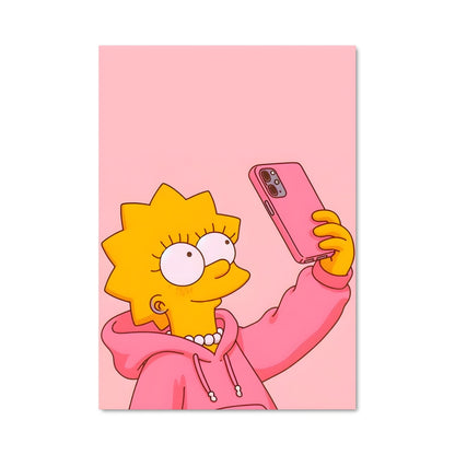 Poster Lisa à la Une