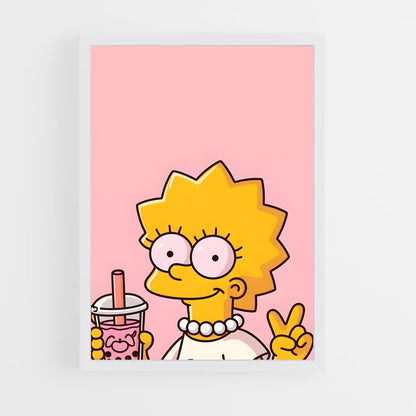 ap-lisa simpson-1 cadre Blanc