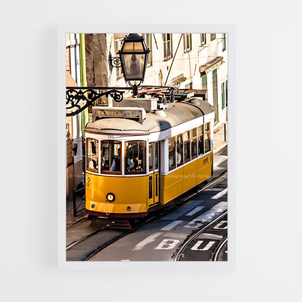 ap-lisbon tram 28-1 cadre Blanc