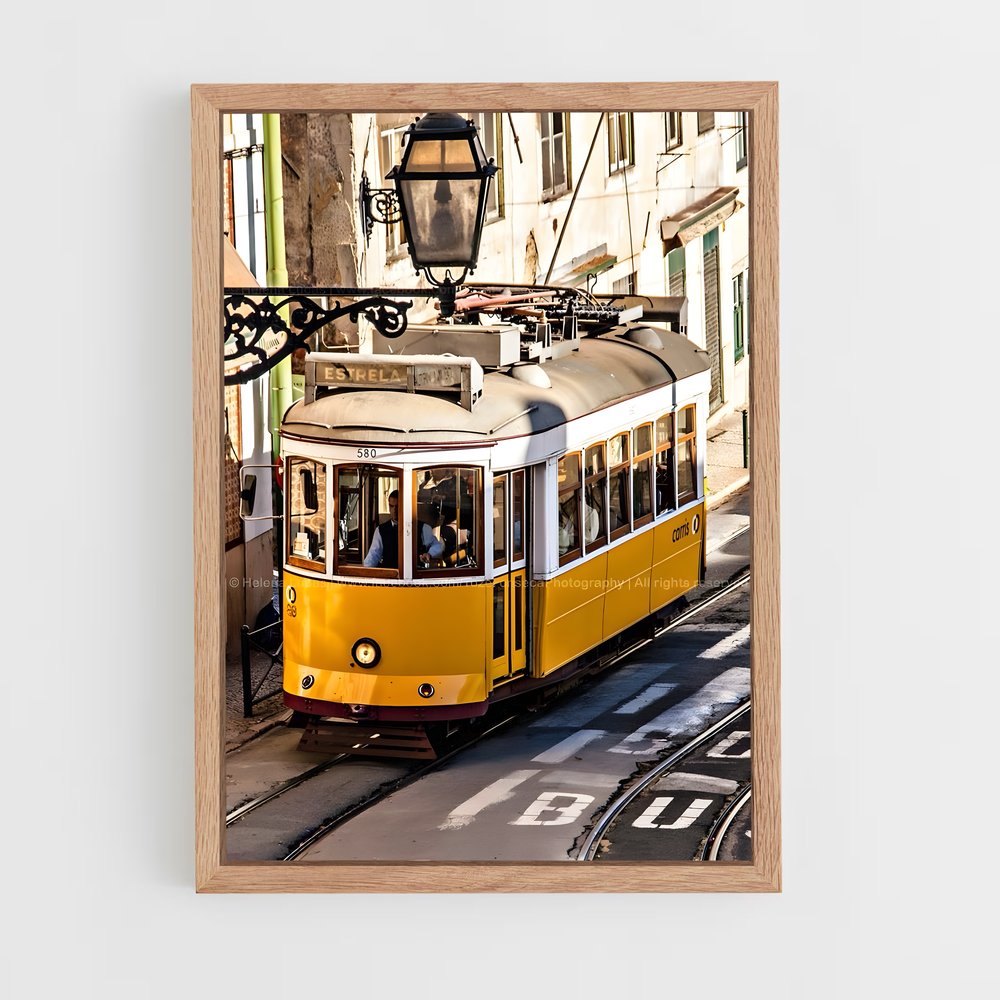 ap-lisbon tram 28-1 cadre Bois clair