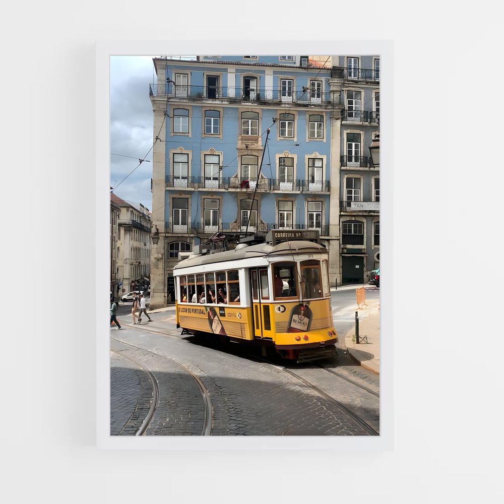 ap-lisbon tram 28-2 cadre Blanc