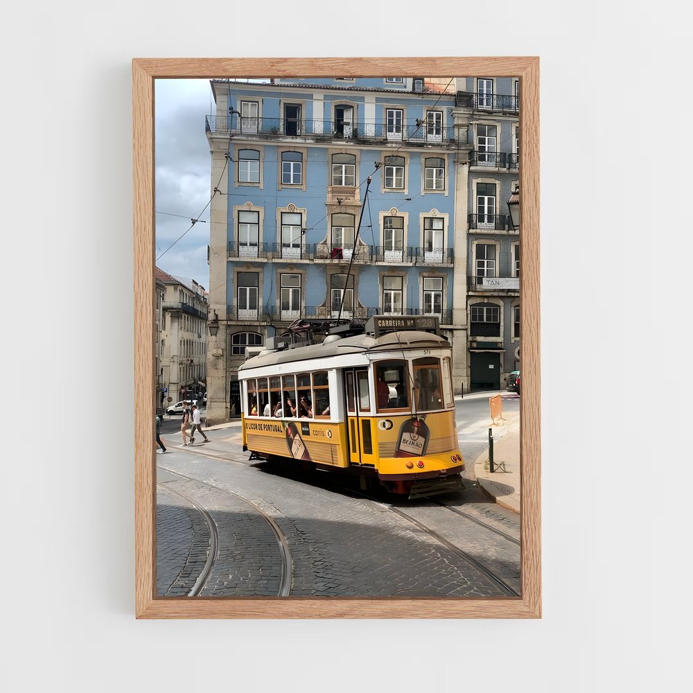 ap-lisbon tram 28-2 cadre Bois clair