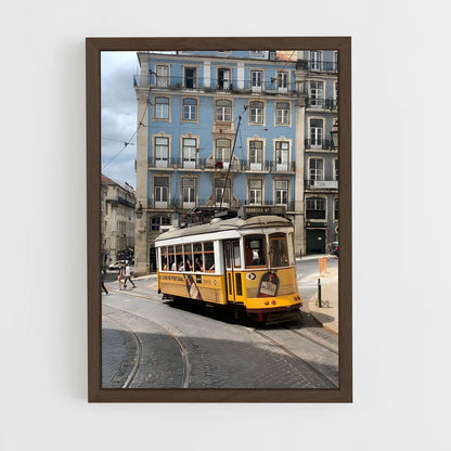 ap-lisbon tram 28-2 cadre Bois foncé