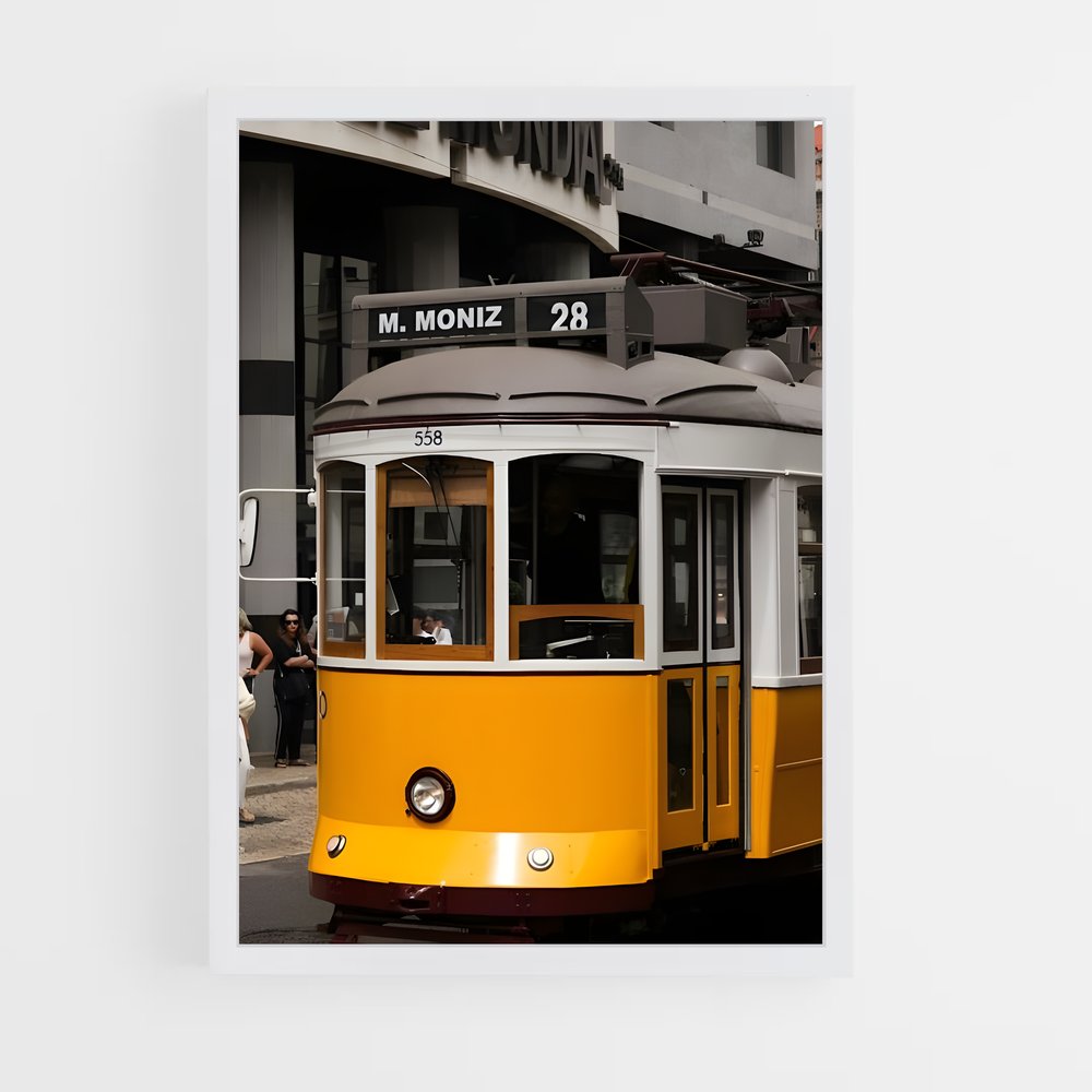 ap-lisbon tram 28-4 cadre Blanc