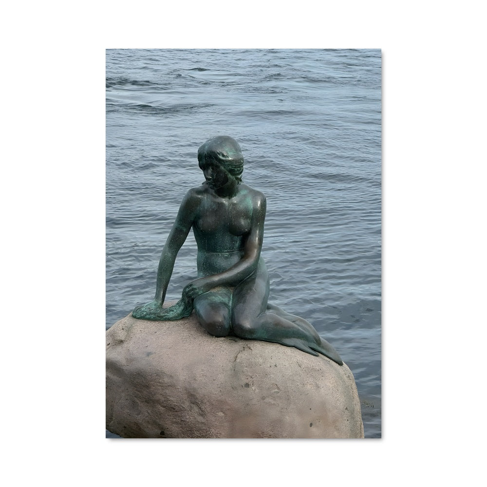 Poster Little mermaid statue 90112