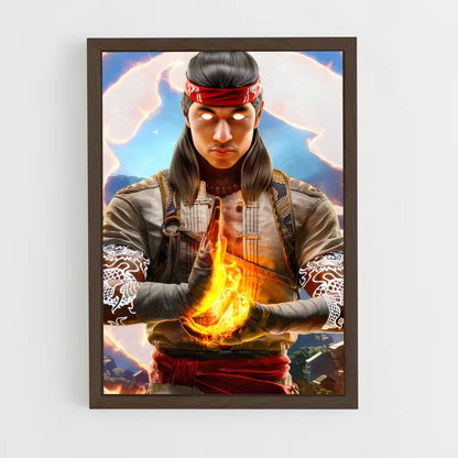 ap-liu kang-5 cadre Bois foncé
