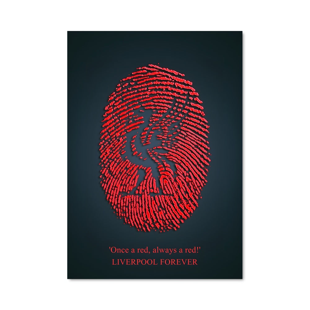 Poster The Anfield Fingerprint