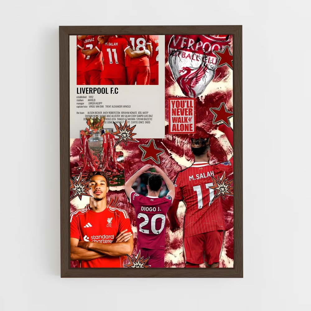 ap-liverpool fc-11 cadre Bois foncé