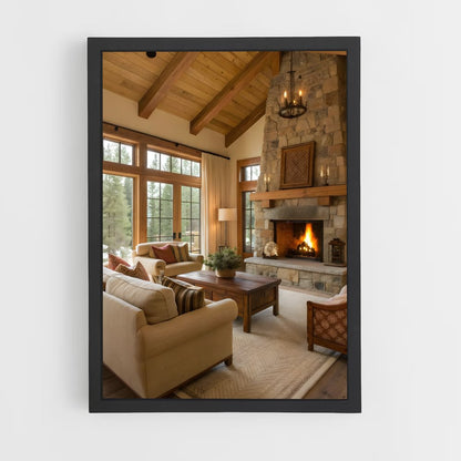 ap-living room-1 cadre Noir