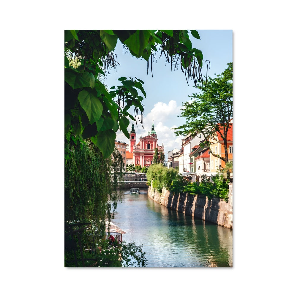 Poster Reflet de Ljubljanica