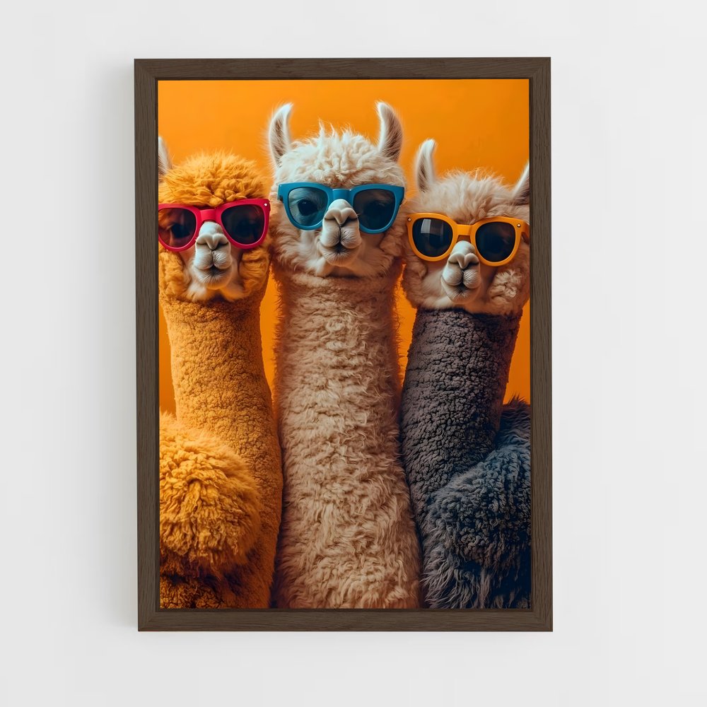 ap-llama-6 cadre Bois foncé