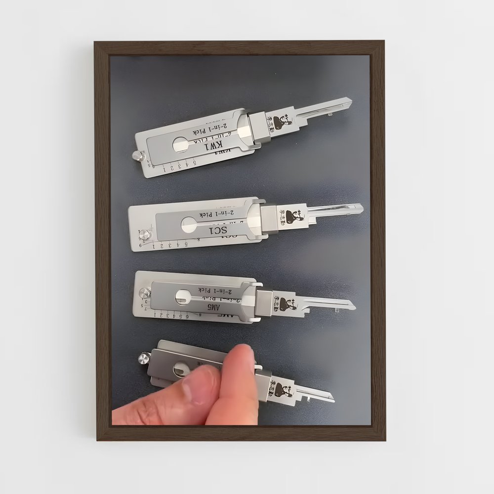 ap-locksmith-1 cadre Bois foncé