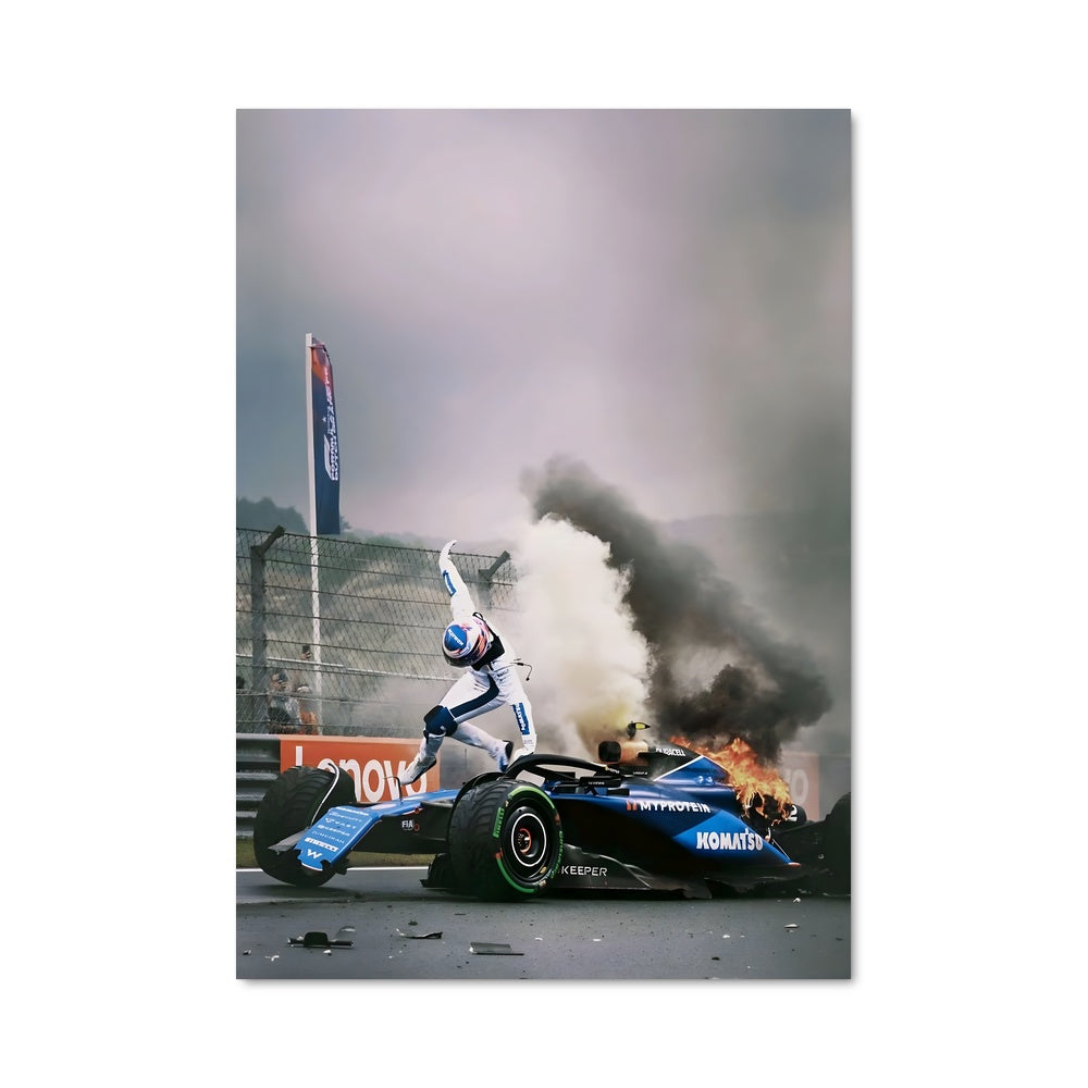 Poster Flamme sur la Piste
