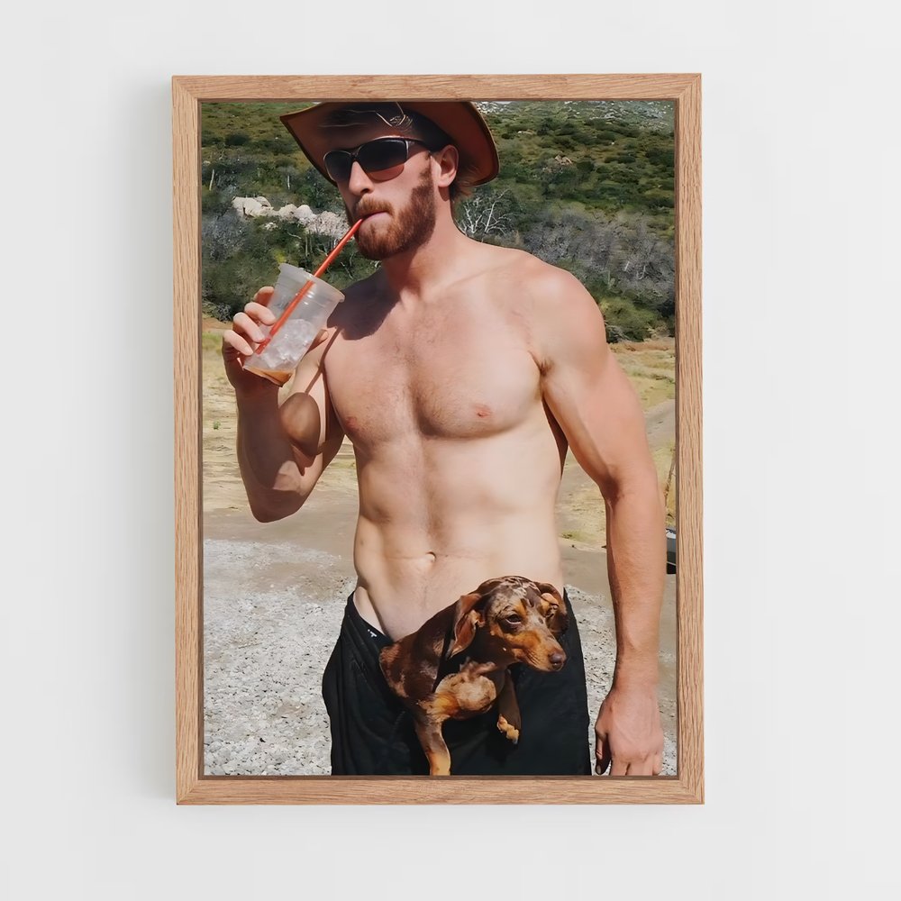 ap-logan paul-2 cadre Bois clair