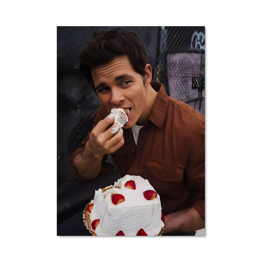Poster Gâteau et Fraises