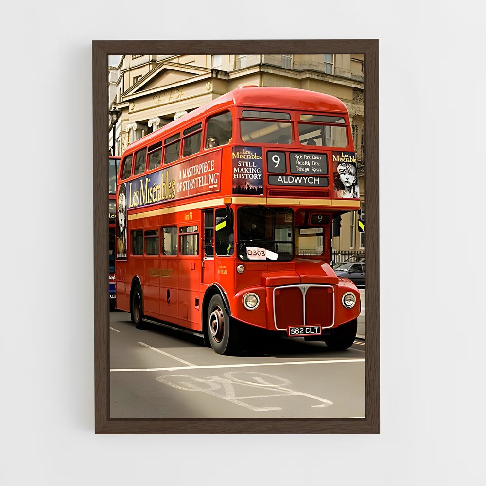 ap-london routemaster-1 cadre Bois foncé