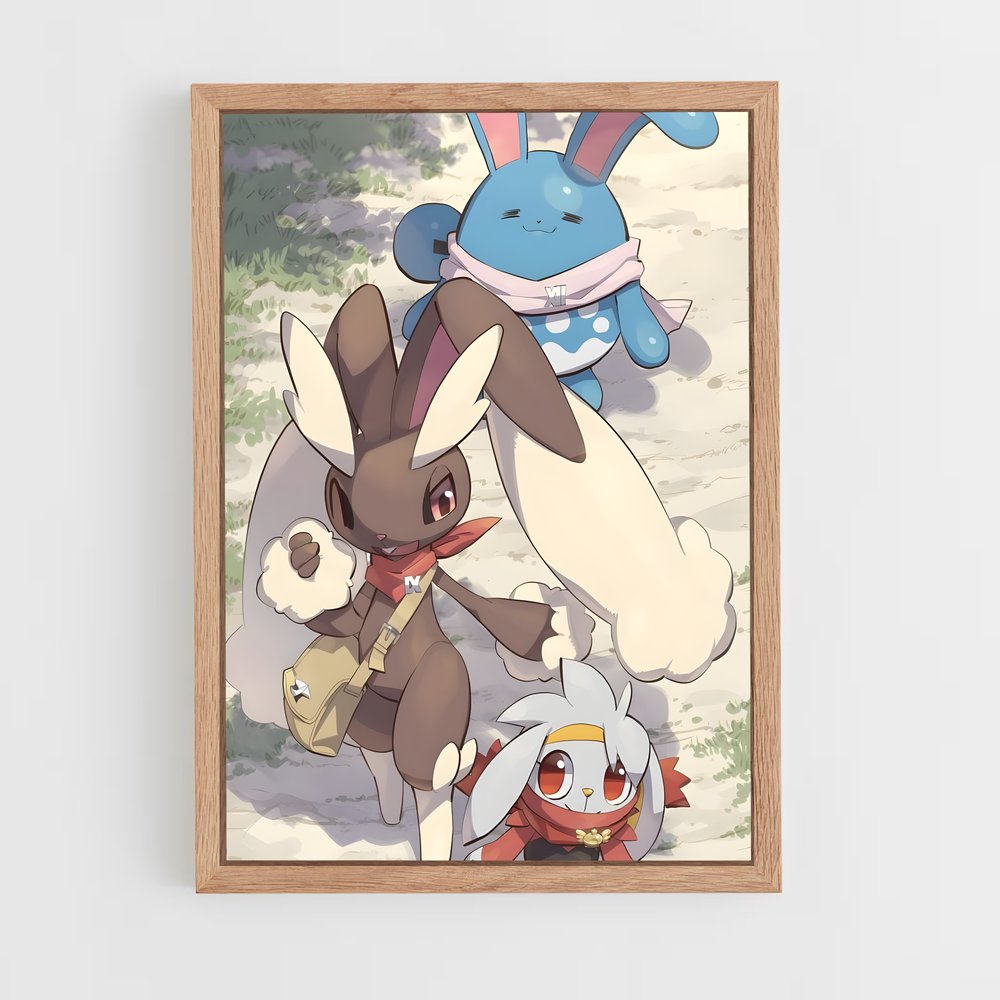 ap-lopunny-1 cadre Bois clair