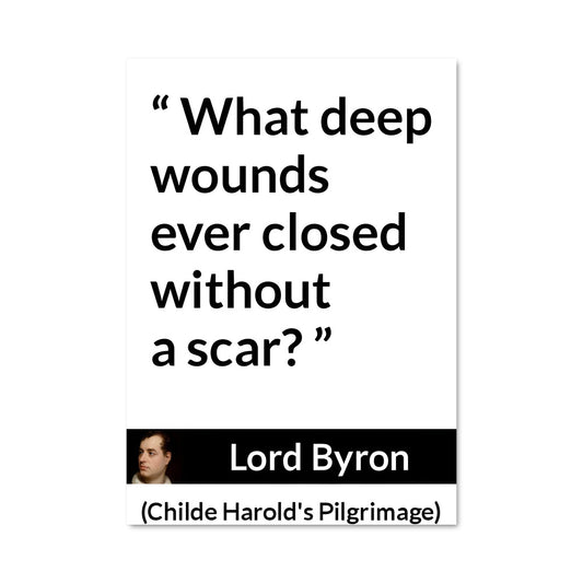 Poster Mots de Byron