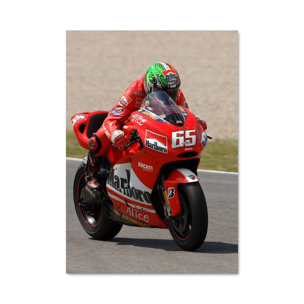 Poster Piste Rouge