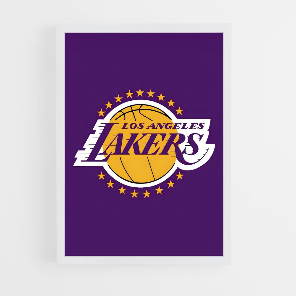 ap-los angeles lakers-11 cadre Blanc