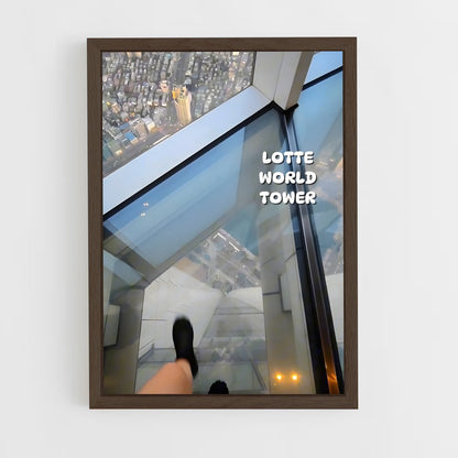ap-lotte world tower-4 cadre Bois foncé